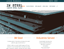 Tablet Screenshot of imsteel.net